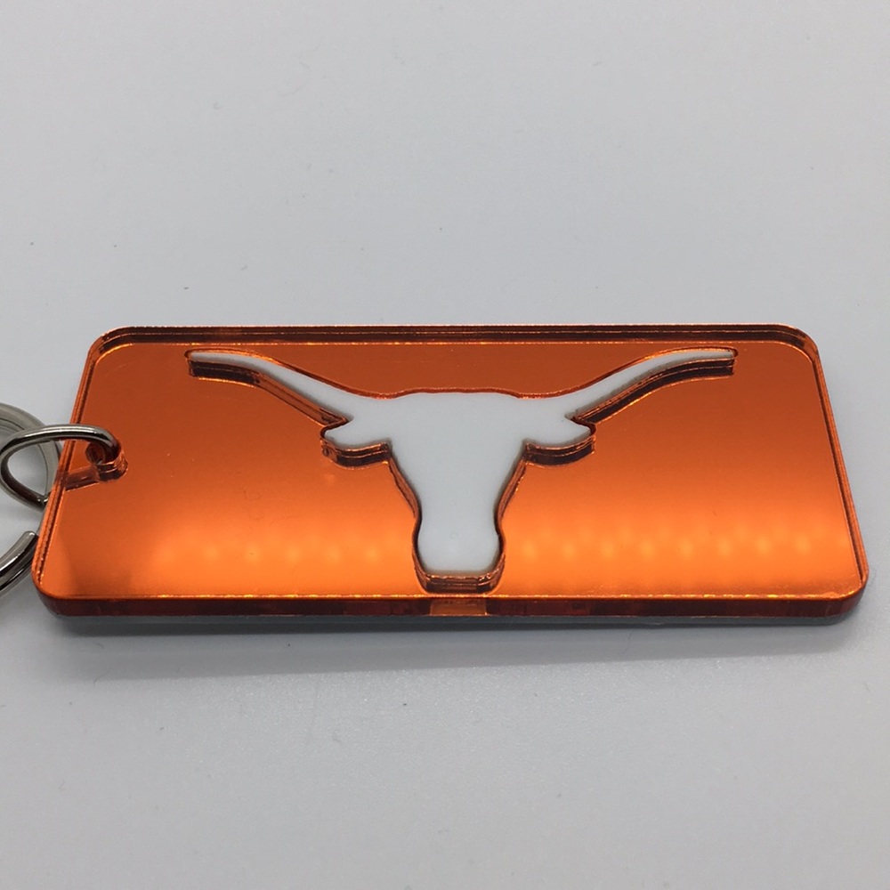 NWOT longhorn mirrored keychain